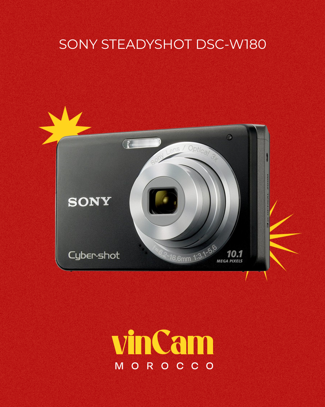 Sony steadyshot dsc-w180