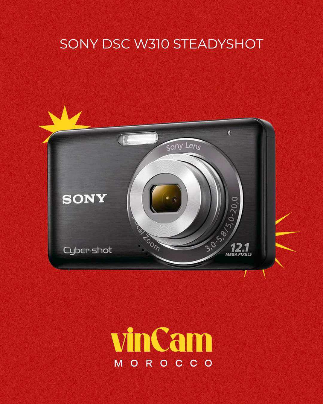 sony dsc w310 steadyshot