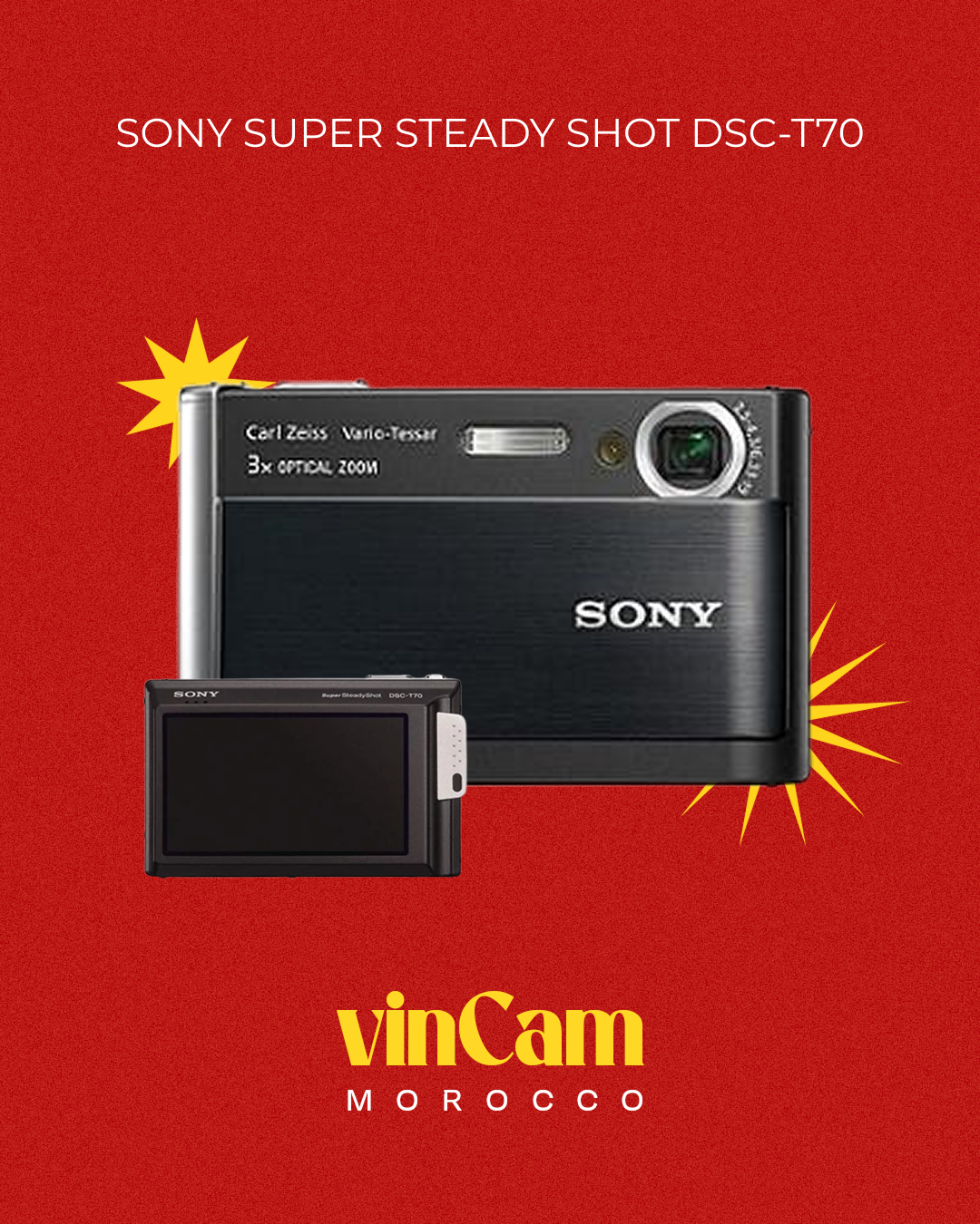 Sony super steady shot dsc-t70
